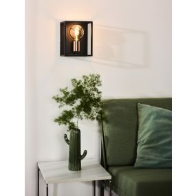 Lucide Arthur - Wandleuchte - 18 x 15 x 22 cm - schwarz