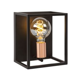 Lucide Arthur - Wandleuchte - 18 x 15 x 22 cm - schwarz