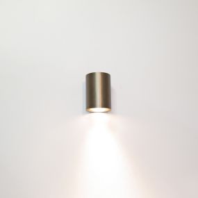 Artdelight Roulo1 - Wandleuchte - Ø 6,4 x 9 cm - hellbronze