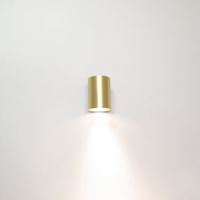 Artdelight Roulo1 - Wandleuchte - Ø 6,4 x 9 cm - matt gold