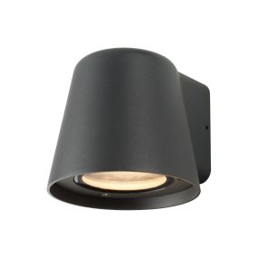 VK Lighting Teichos - Außenwandleuchte - 10 x 11 x 9 cm - IP54 - anthrazit