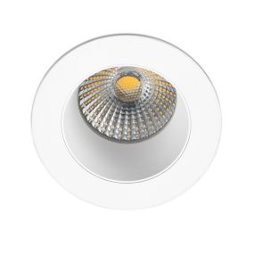 Faro Clear - Einbaustrahler - Ø 70 mm, Ø 60 mm Einbaugröße - 7W dimmbare LED inkl. - IP65 - matt weiß