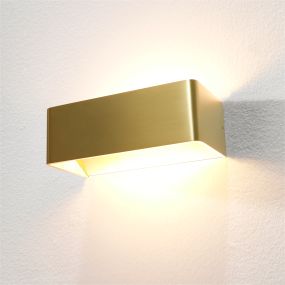 Artdelight Mainz - Wandleuchte - 20 x 10 x 7 cm - 2 x 3W dimmbare LED inkl. - Gold gebürstet