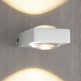 Artdelight Jena - Wandleuchte - 9,5 x 7 x 3,5 cm - 2 x 3W dimmbare LED inkl - Aluminium