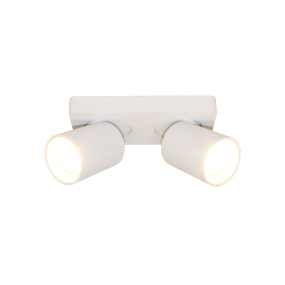 Artdelight Megano - Aufbaustrahler 2L - 20 x 10 x 11,5 cm - weiß