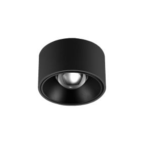 VK Lighting Orofi - Aufbaustrahler - Ø 8 x 4,5 cm - 15W LED inkl. - IP54 - schwarz