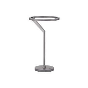 Nova Luce Tilia - Tischleuchte - Ø 22 x 38 cm - 16W dimmbar LED inkl. - nebliges nickel