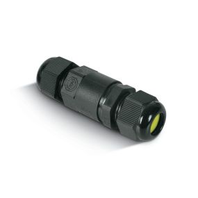 ONE Light - wasserdichte Kabelbox 1 in / 1 out - IP67 - schwarz