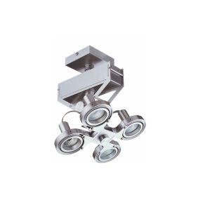 Artdelight Koln - Aufbaustrahler 4L - 22 x 18 x 28 cm - 4 x 5W dimmbare LED inkl - Aluminium