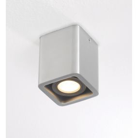 Artdelight Bronx1 - Aufbaustrahler 1L - 7 x 7 x 8,5 cm - Aluminium