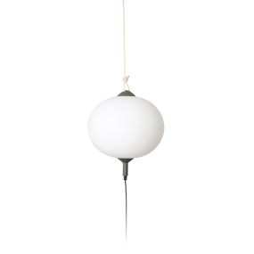 Faro Saigon - tragbare Lampe mit Stecker - Ø 45 x 45 cm - IP65 - matt weiß