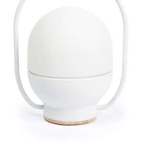 Faro Take Away - tragbare Lampe - Ø 11,8 x 20 cm - 1,5W LED inkl. - matt weiß