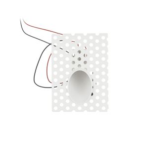 Projectlight Boulogne - Wandeinbauleuchte - 8 x 11 cm - 1W dimmbare LED inkl. - weiß