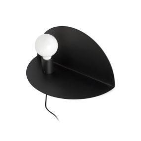 Faro Nit Left - Wandleuchte mit Schalter - 40 x 20 x 20 cm - mattschwarz