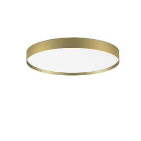 Nova Luce Roi - Deckenleuchte - Ø 50 x 8,5 cm - 48W dimmbar LED inkl. - gebürstetes gold