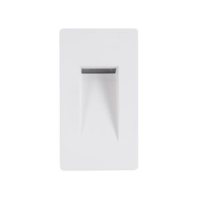 Nova Luce Cove - Außenwandleuchte - 7,7 x 3,8 x 14 cm - 1,5W LED inkl. - IP54 - weiß mattiert