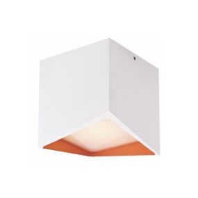 Artdelight Kiel - Außen-Deckenleuchte - 10 x 10 x 11 cm - 12W dimmbare LED inkl. - IP54 - weiß