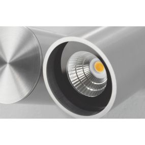 Artdelight Mayen - Aufbaustrahler 1L - Ø 7,2 x 8,6 cm - 7W dimmbare LED inkl - Aluminium