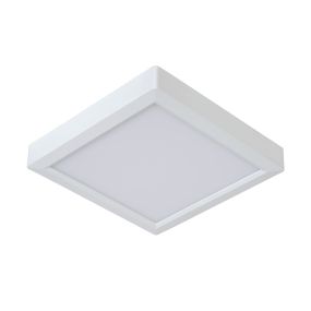 Lucide Tendo-led - Deckenleuchte/Einbaustrahler - 22 x 22 x 3 cm - 18W LED inkl - weiß