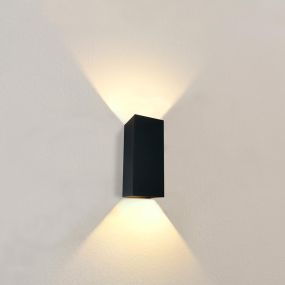 Artdelight Dante XL - Wandleuchte - 9 x 10 x 24 cm - schwarz