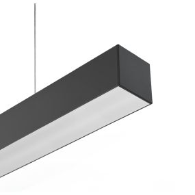 Leuchtenkönig Line - Hängeleuchte - 118 x 5,3 x 5,3 cm - 34W LED inkl. - schwarz