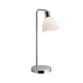 Nordlux Ray 12 - Tischleuchte - 46 cm - Chrom und Opalweiß