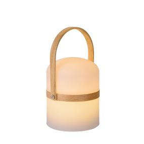 Lucide Joe - Außen-Tischleuchte - 26,5 cm - 3W dimmbare LED inkl - IP44 - weiß
