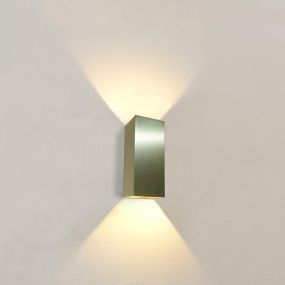 Artdelight Dante XL - Wandleuchte - 9 x 10 x 24 cm - matt gold