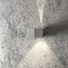 Konstsmide Modena - außenwandleuchte - 10 x 13,5 x 9 cm - IP44 - grau