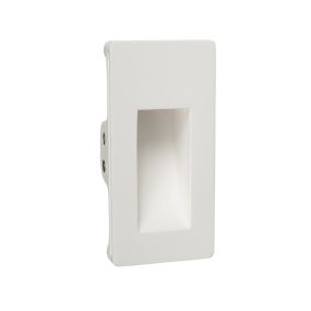 VK Lighting Gypsum - Wandeinbauleuchte - 8 x 4,8 x 16,5 cm - 1W LED inkl - weiß