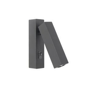VK Lighting Obo - Wandleuchte - 3 x 7,2 x 14,5 cm - 3W LED inkl - schwarz