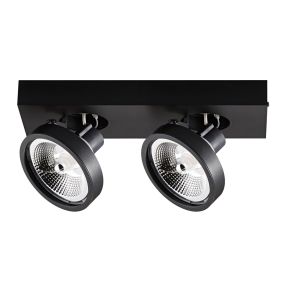 VK Lighting Kylos - Aufbaustrahler - 33 x 12 x 12,9 cm - schwarz