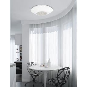 Nova Luce Era - Deckenleuchte - Ø 40 x 9 cm - weiß