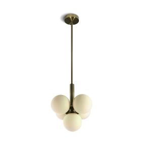 ONE Light Nordic Decorative - Hängeleuchte - Ø 30 x 85 cm - Messing gebürstet
