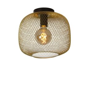 Lucide Mesh - Deckenleuchte - Ø 30 x 25,5 cm - matt gold