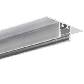 KLUS PDS-T - LED-Einbauprofil für 12 mm Gipskarton - 1,62 cm Fensterbreite - Aluminium