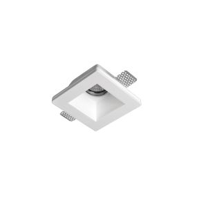 Artdelight Cygan - Einbaustrahler - 120 x 120 mm, 123 x 123 mm Einbaumaß - weiß