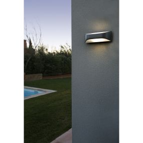 Faro View - Wandleuchte - 29 x 10 cm - IP54 - dunkelgrau
