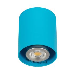 VK Lighting Simio - Aufbaustrahler - Ø 8 x 9,5 cm - hellblau