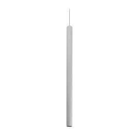 ONE Light LED Pendelleuchte Tubes - Hängeleuchte - Ø 2,6 x 180 cm - 6W LED inkl. - weiß
