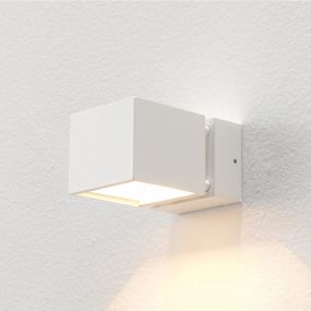 Artdelight Bfeld - Außenwandleuchte - 12,3 x 8 x 6,8 cm - 2 x 3W LED inkl. - IP54 - weiß