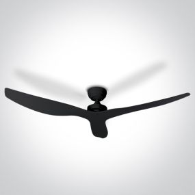 ONE Light Classic Fan Range - Deckenventilator - Ø 132 x 28 cm - schwarz