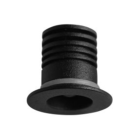 Nova Luce Tiny - Einbaustrahler - Ø 25 mm, Ø 18 mm Einbaumaß - inkl. 1W LED - IP44 - schwarz