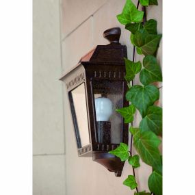 Faro Argot - Wandleuchte - 23,4 x 13 x 38,2cm - IP44 - rostbraun