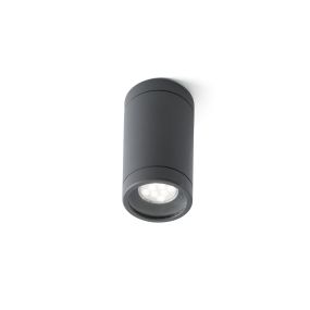 Faro Olot - Aufbaustrahler 1L - Ø 6 x 10,5 cm - IP44 - dunkelgrau