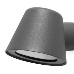 Faro Gina - Wandleuchte - 11,5 x 15 x 9 cm - IP44 - dunkelgrau