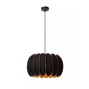 Lucide Spencer - Hängeleuchte - Ø 40 x 154 cm - schwarz