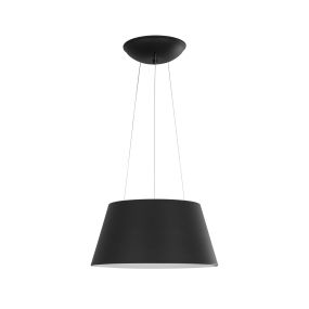 Nova Luce Volcano - Pendelleuchte - Ø 45 x 120 cm - 33W LED inkl. - Sand schwarz