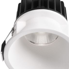 Nova Luce Selene - Einbaustrahler - Ø 82 mm, Ø 76 mm Einbaugröße - IP54 - weiß