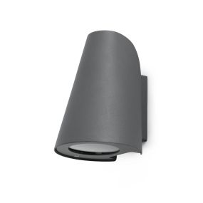Faro Tinia - Wandleuchte - 12,5 x 13,5 x 18 cm - IP44 - dunkelgrau